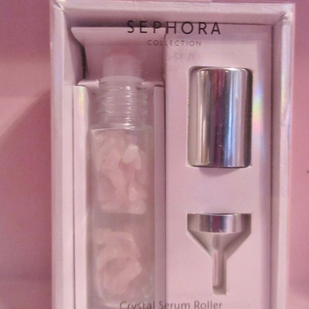 SEPHORA COLLECTION Crystal Serum Roller ROSE QUARTZ NEW